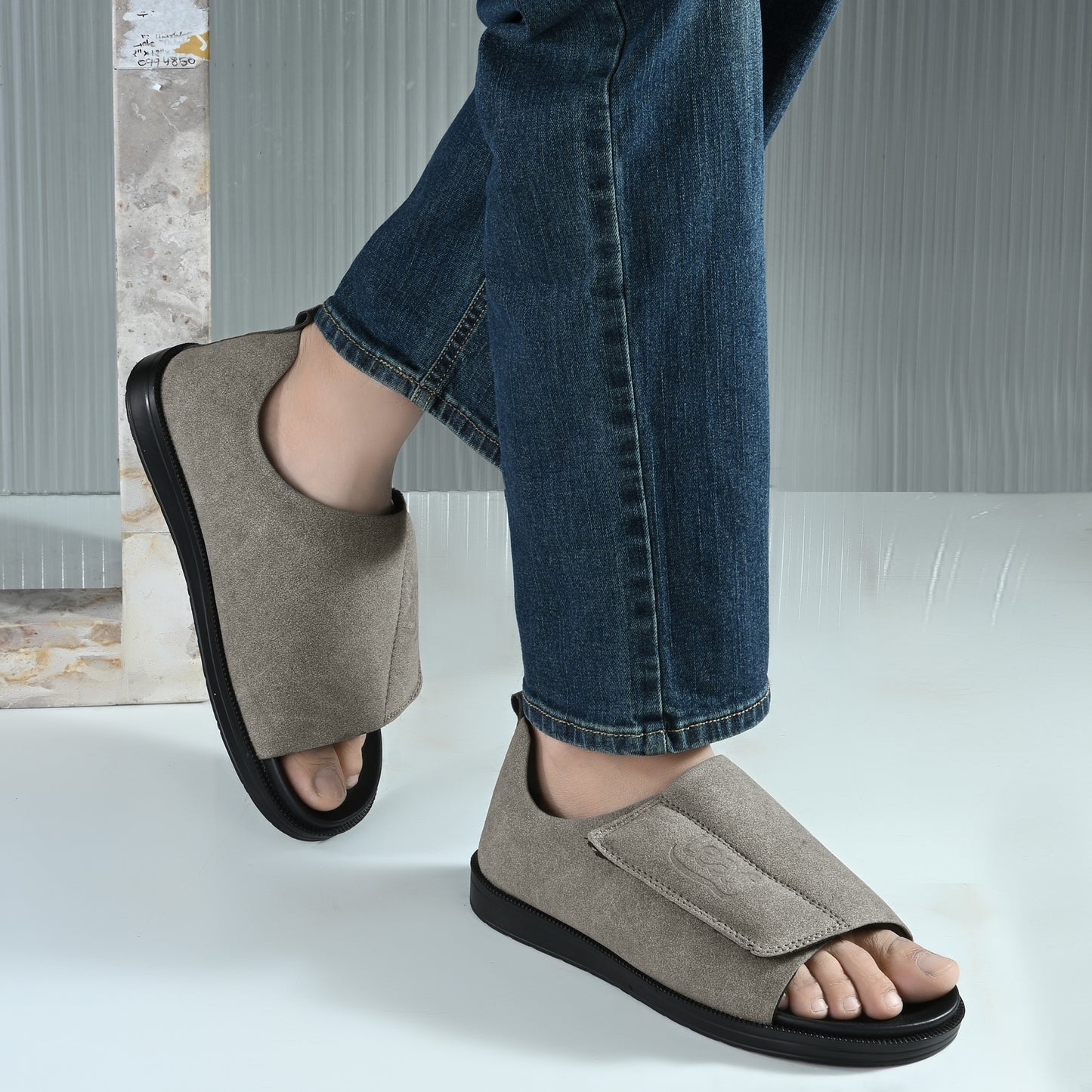 Diabetic Comfy-Pro Buddy Sandal for reduction of burning and loss of sensation. 1 Strap