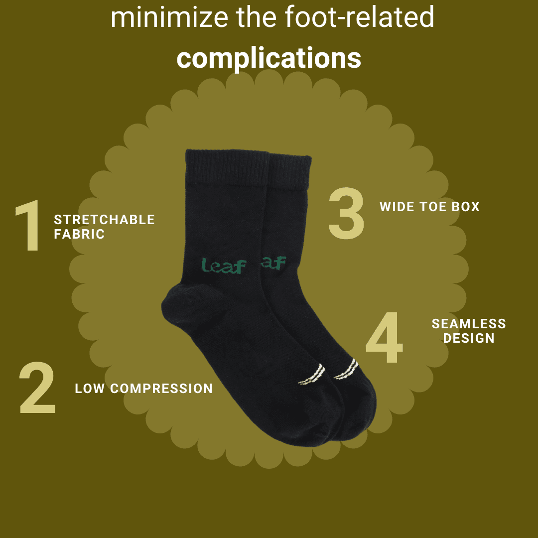 ortho socks for pain Relief and maintaining shape of your foot.