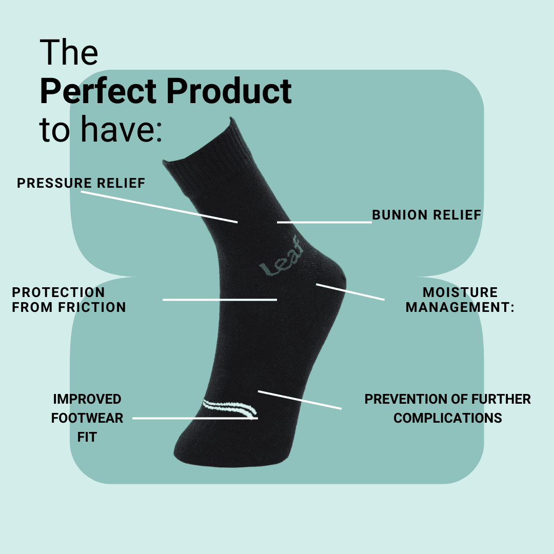 ortho socks for pain Relief and maintaining shape of your foot.