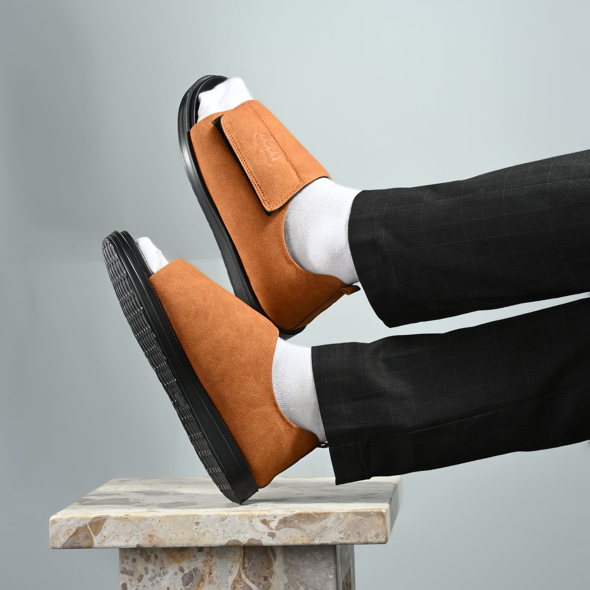 Diabetic Comfy-Pro Buddy Sandal for reduction of burning and loss of sensation. 1 Strap