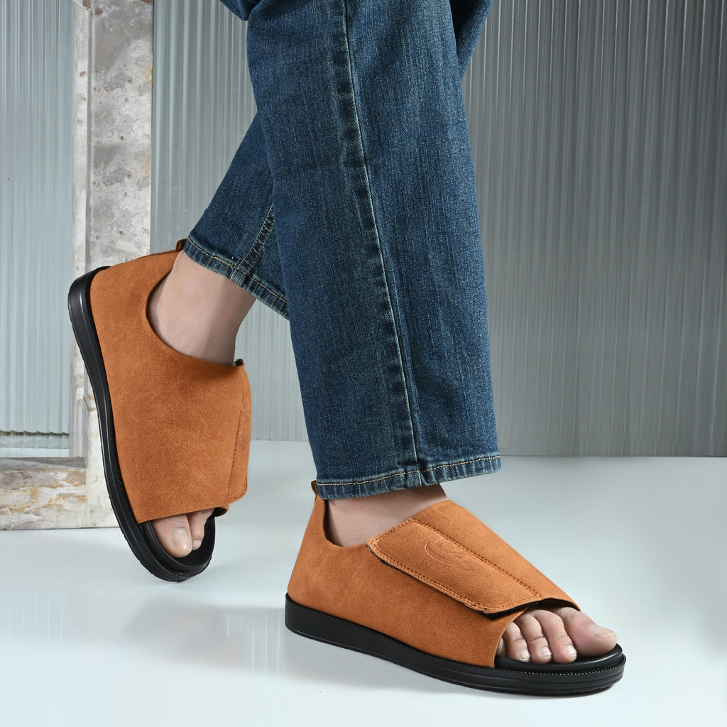 Diabetic Comfy-Pro Buddy Sandal for reduction of burning and loss of sensation. 1 Strap