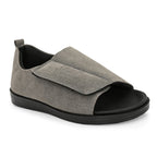 Diabetic Comfy-Pro Buddy Sandal for reduction of burning and loss of sensation. 1 Strap Grey