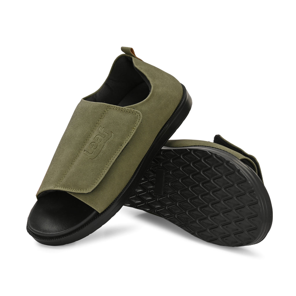 Diabetic Comfy-Pro Buddy Sandal for reduction of burning and loss of sensation. 1 Strap