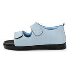 Diabetic Comfy-Pro Snow Sandal for reduction of burning and loss of sensation. 2 straps Blue