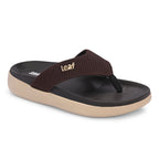 Leaf heel pain comfort slippers for women Brown
