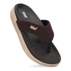 Leaf heel pain comfort slippers for women Brown