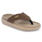 Leaf heel pain comfort slippers for women Beige