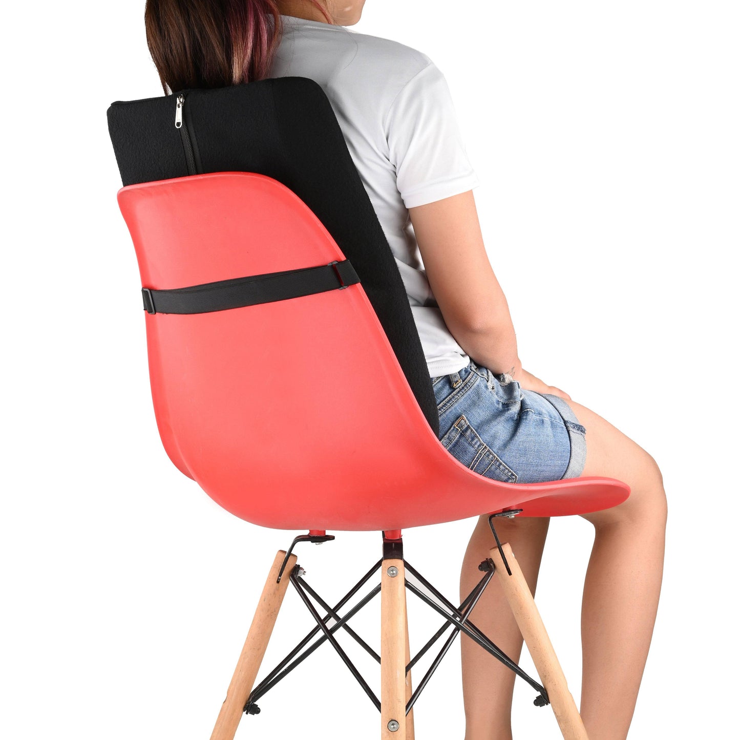 Posture Support Cushion & Backrest for Office Chair, Car, & Home